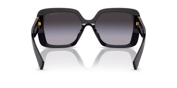 Lentes Cuadrados Negros Miu Miu 10YS 1AB5D1 - Imagen 3