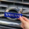 emblema volvo frontal para vehículo,emblema volvo para frontal del auto,logo volvo frontal repuesto, Emblema Volvo original adhesivo para volante